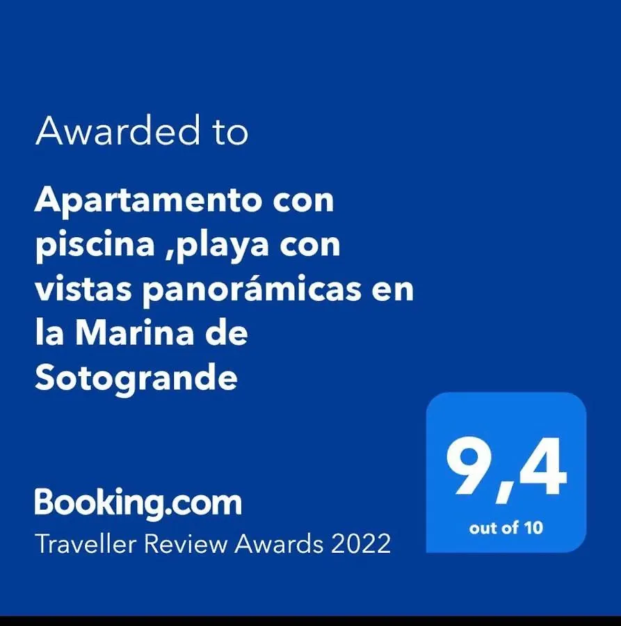 Apartamento con piscina ,playa con vistas panorámicas en la Marina de Sotogrande San Roque  San Roque (Andalucia)
